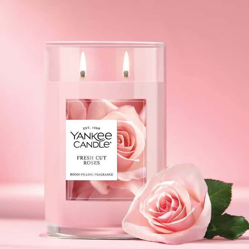 Fresh Cut Roses Large Tumbler Candle