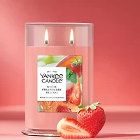 White Strawberry Bellini Large Tumbler Candle