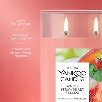 White Strawberry Bellini Large Tumbler Candle