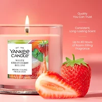 White Strawberry Bellini Small Tumbler Candle