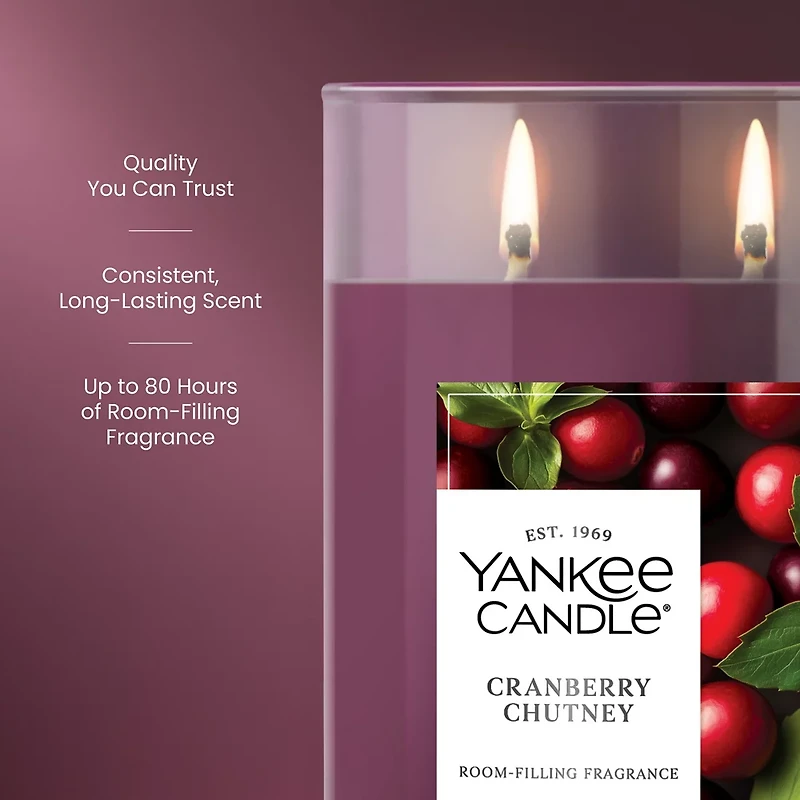 Cranberry Chutney Large Tumbler Candle