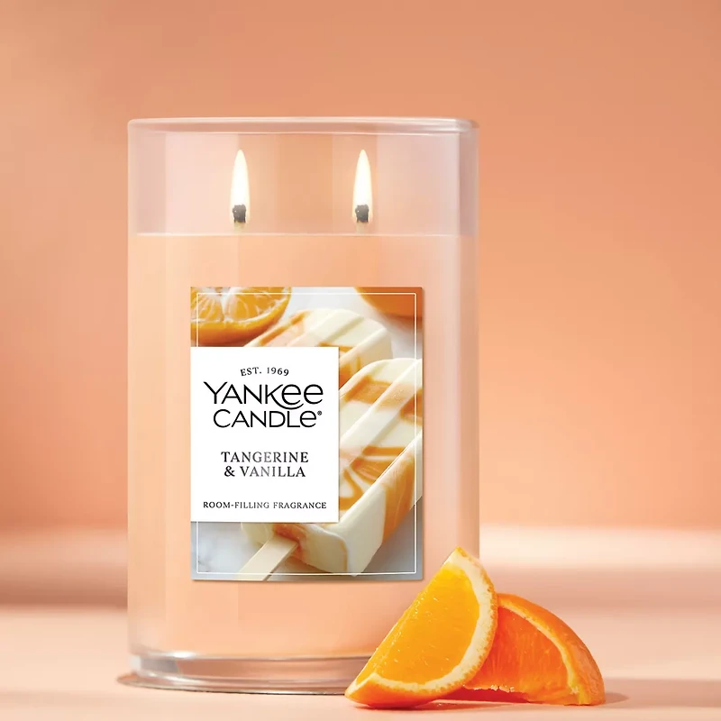 Tangerine & Vanilla Large Tumbler Candle