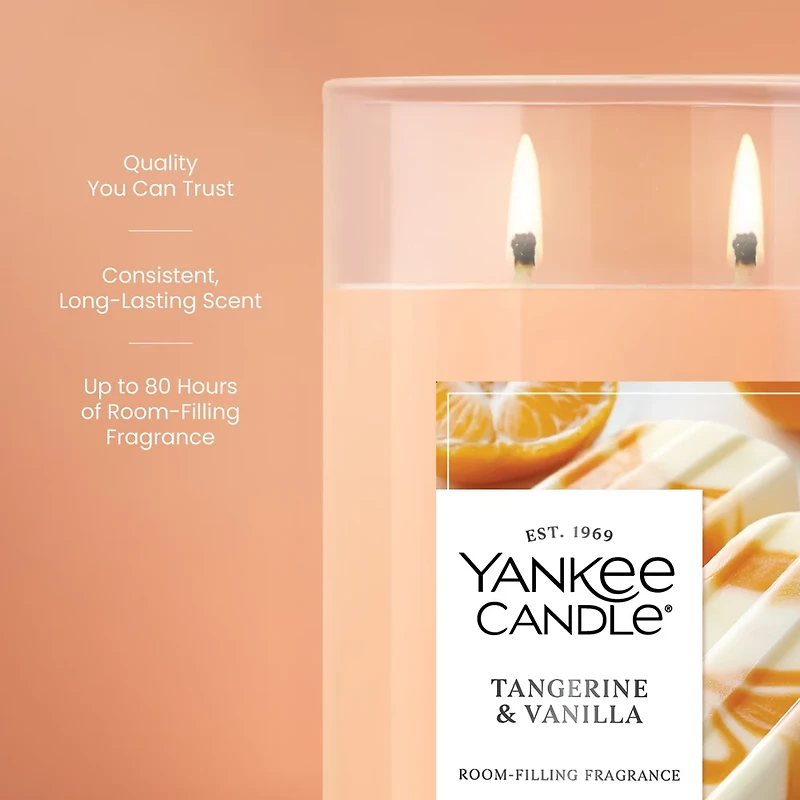 Tangerine & Vanilla Large Tumbler Candle