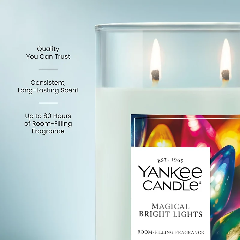 Magical Bright Lights Large Tumbler Candle
