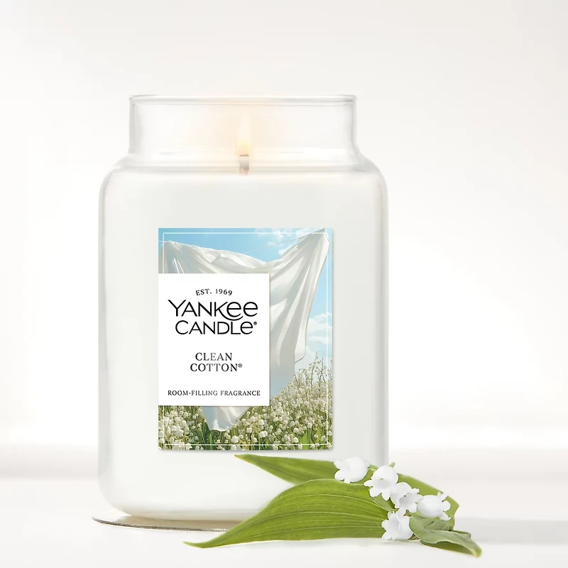 Clean Cotton® Original Large Jar Candle