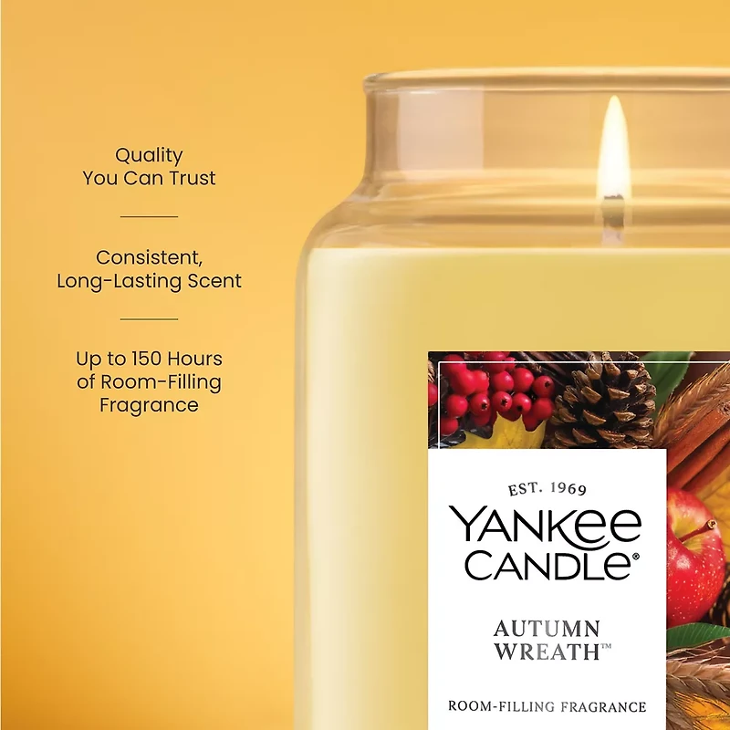 Autumn Wreath™ Original Large Jar Candle