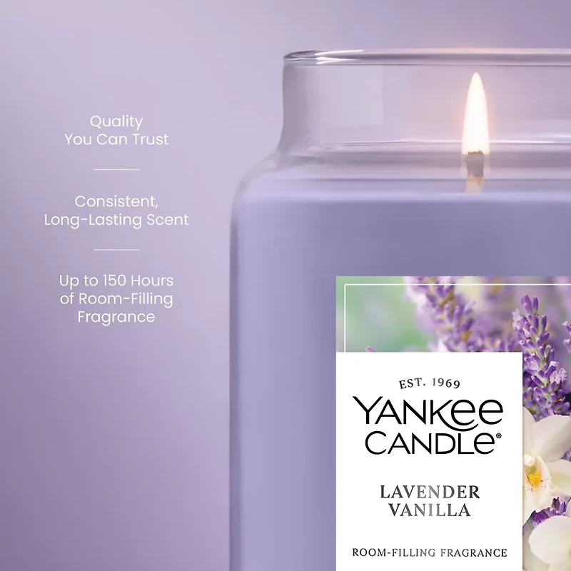 Lavender Vanilla Original Large Jar Candle