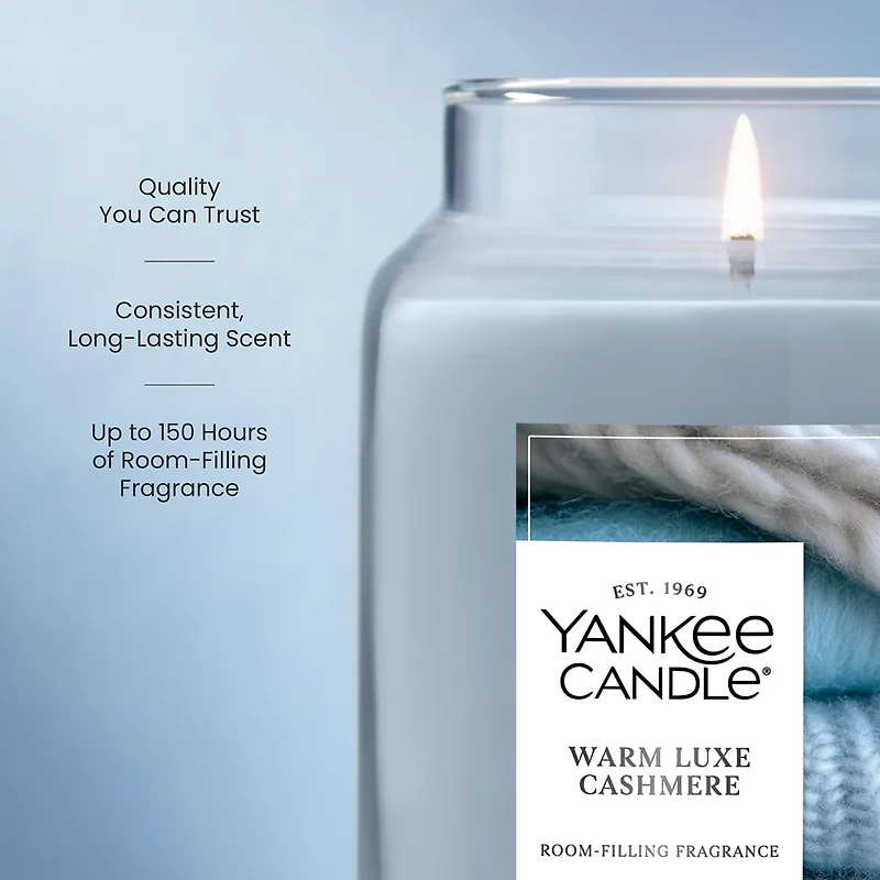 Warm Luxe Cashmere Original Large Jar Candle