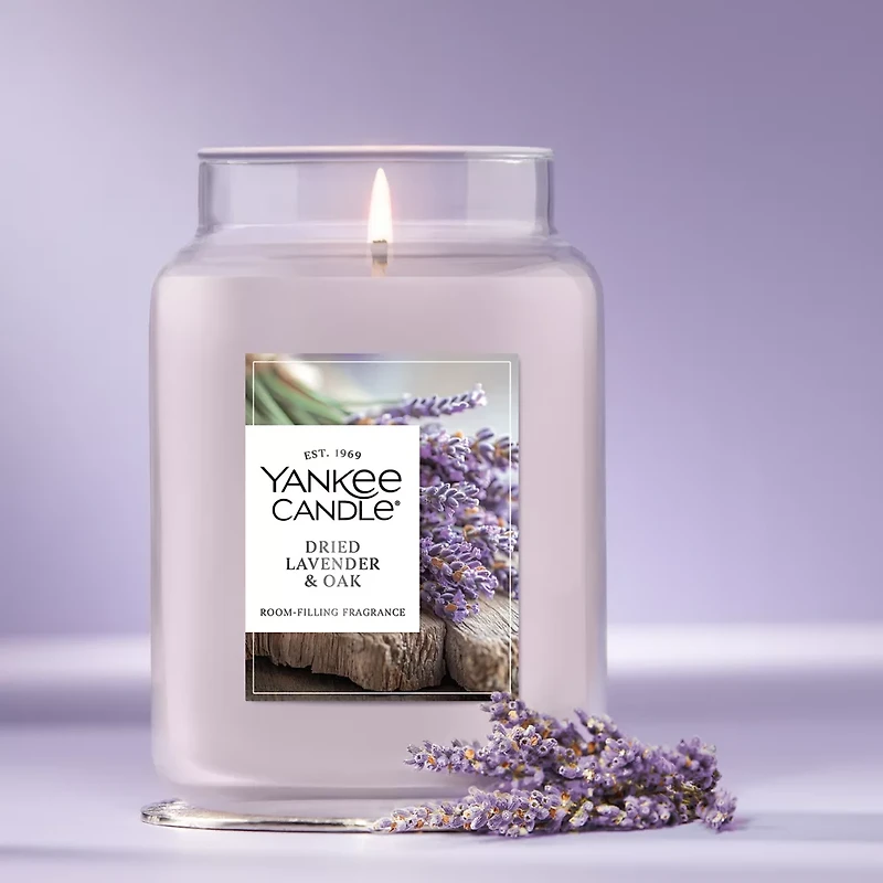 Dried Lavender & Oak Original Large Jar Candle