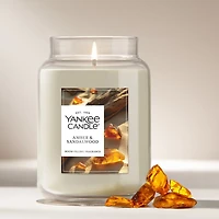 Amber & Sandalwood Original Large Jar Candle