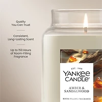 Amber & Sandalwood Original Large Jar Candle