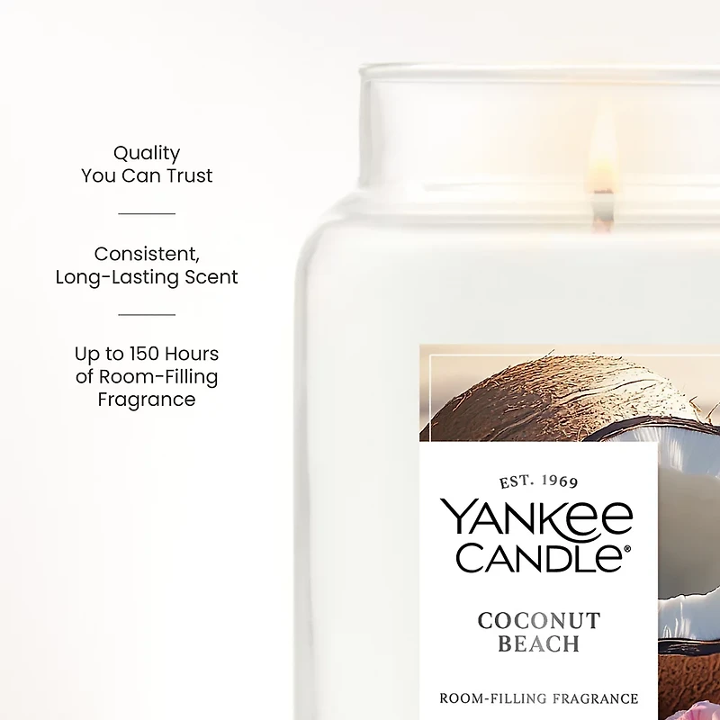Coconut Beach Original Large Jar Candle