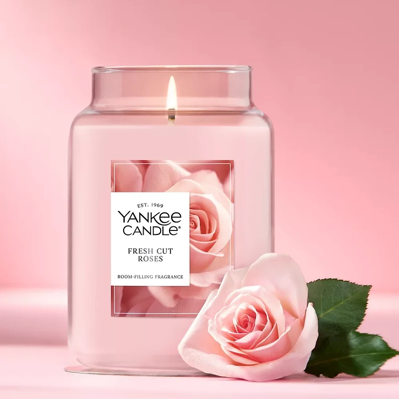 Fresh Cut Roses Original Large Jar Candle