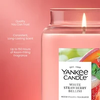 White Strawberry Bellini Original Large Jar Candle