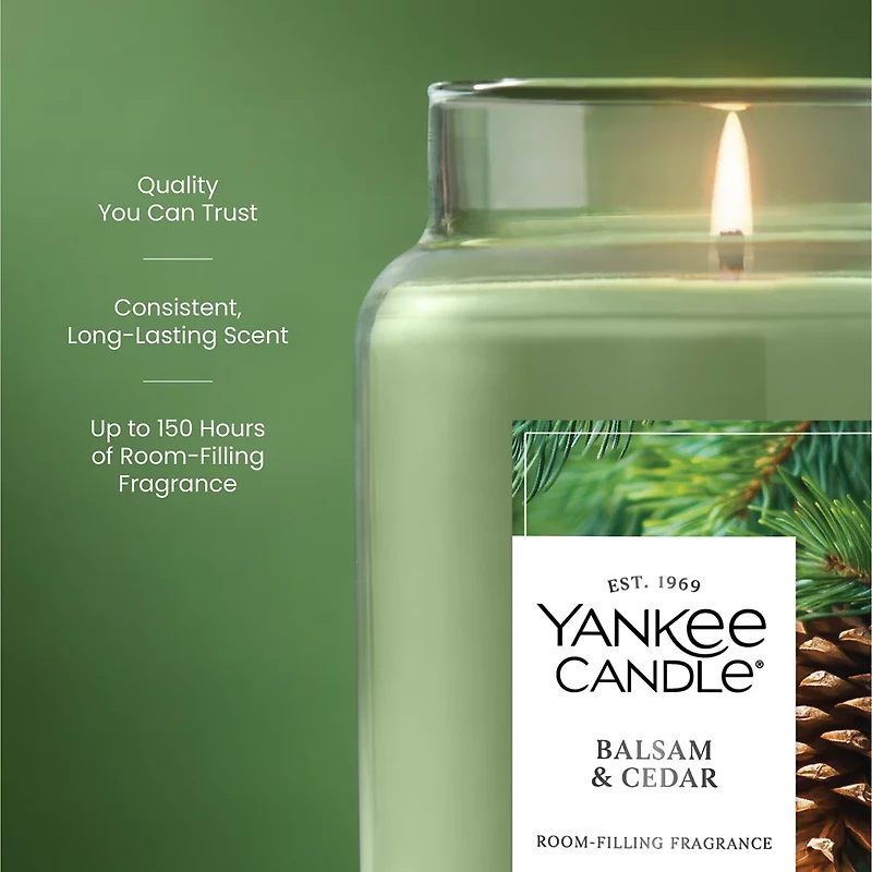 Balsam & Cedar Original Large Jar Candle
