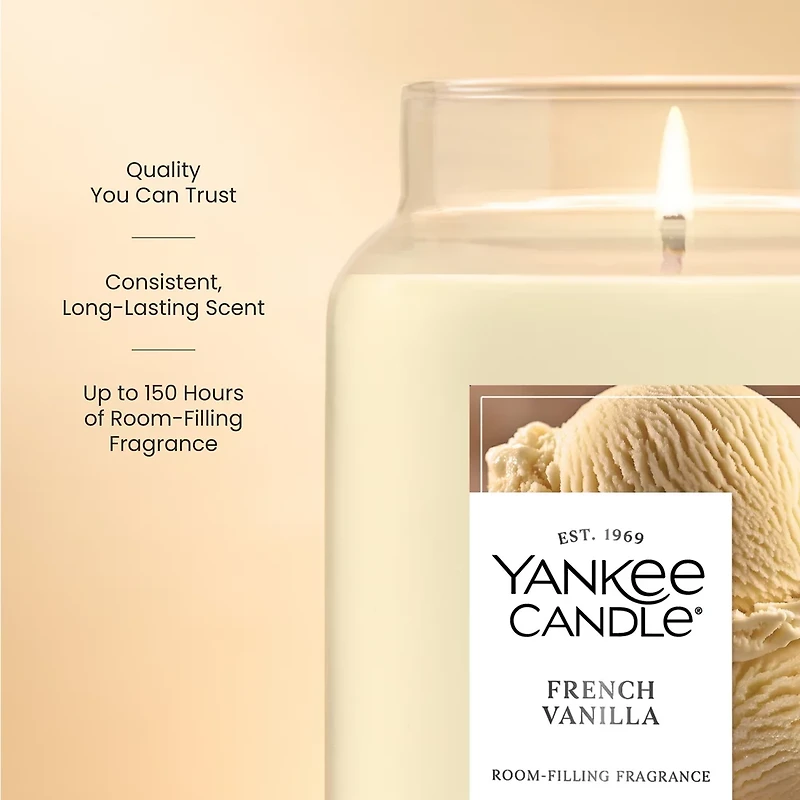 French Vanilla Original Large Jar Candle