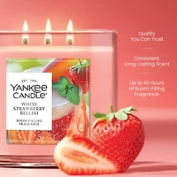 White Strawberry Bellini 3-Wick Candle