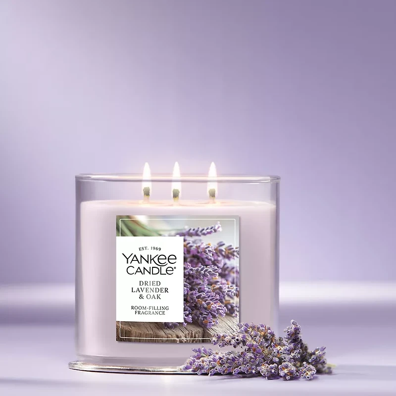 Dried Lavender & Oak​ 3-Wick Candle