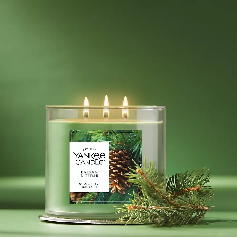 Balsam & Cedar 3-Wick Candle