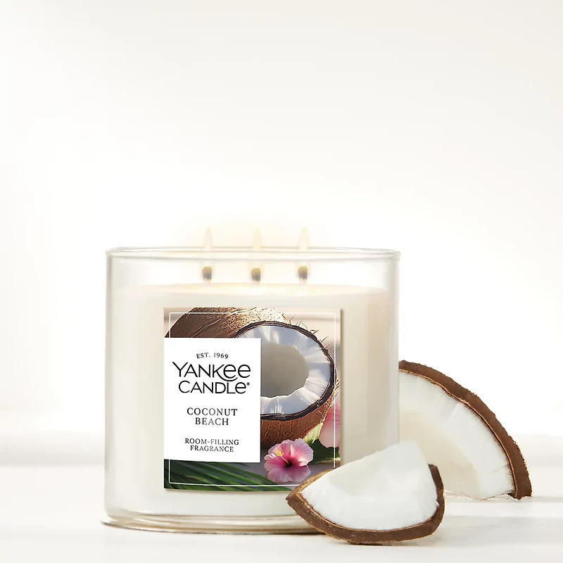 Coconut Beach 3-Wick Candle