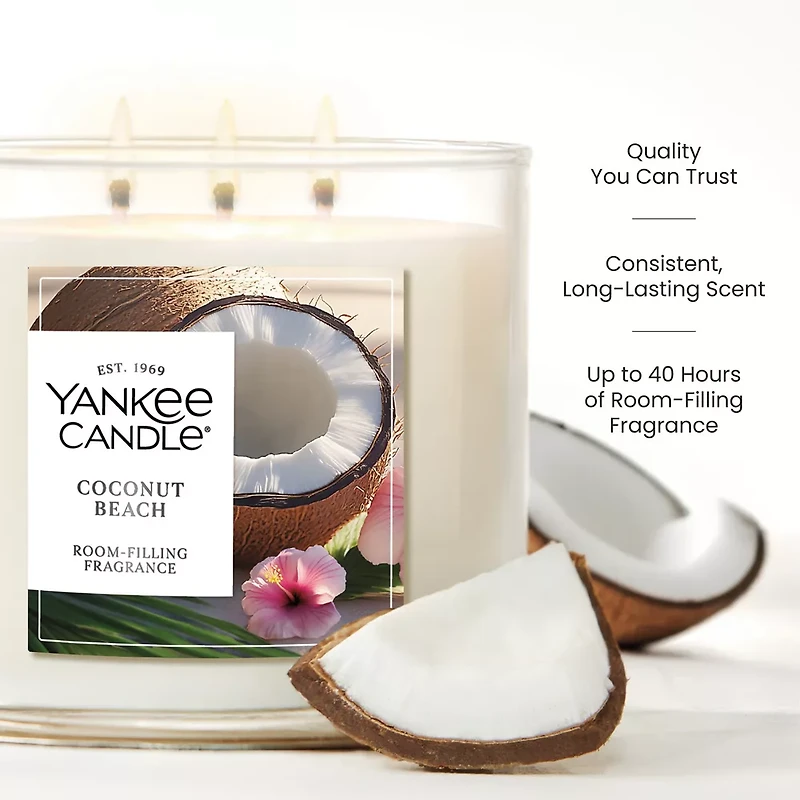 Coconut Beach 3-Wick Candle