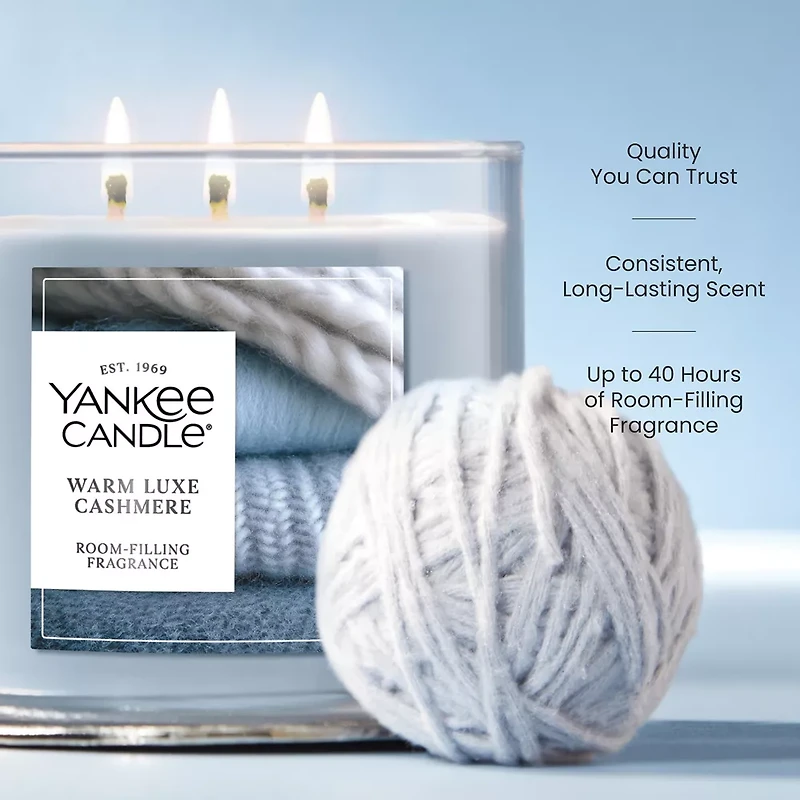 Warm Luxe Cashmere 3-Wick Candle