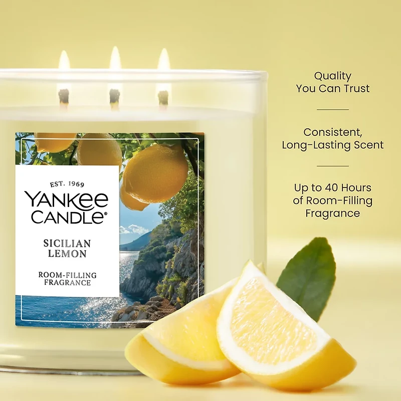 Sicilian Lemon 3-Wick Candle