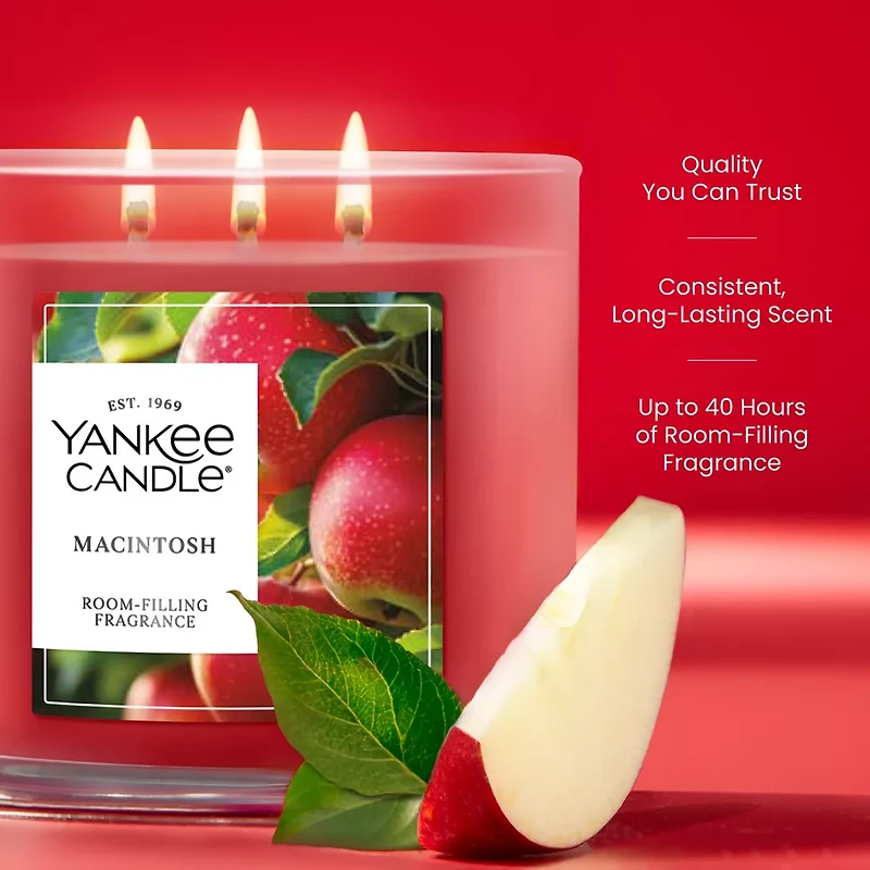 Macintosh 3-Wick Candle