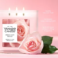 Fresh Cut Roses 3-Wick Candle