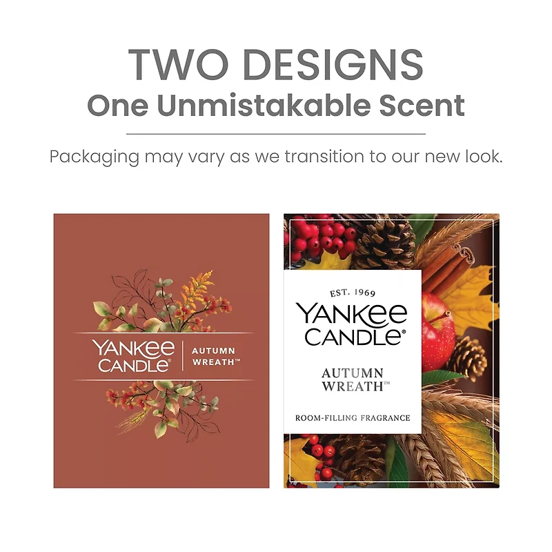 Autumn Wreath™ Large Tumbler Candle
