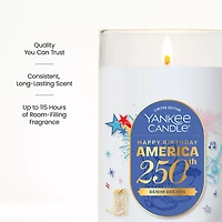 Denim Dreams Medium Pillar Candle