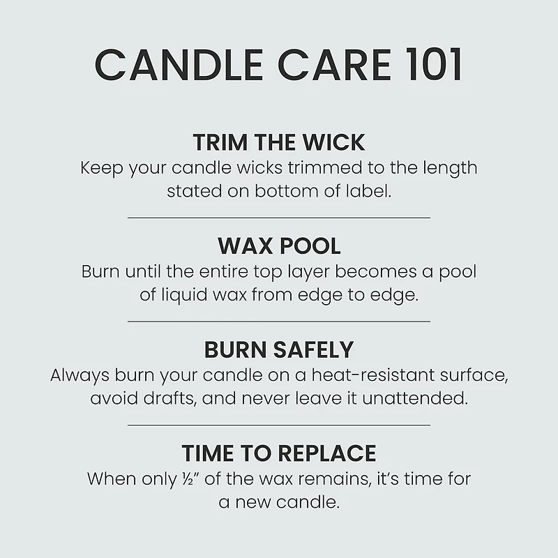Denim Dreams Medium Pillar Candle