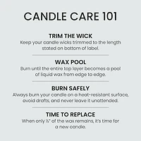 Denim Dreams Medium Pillar Candle