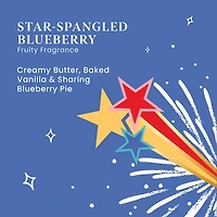 Star-Spangled Blueberry Medium Pillar Candle