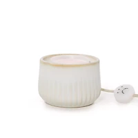 Ridged Ceramic Scenterpiece® MeltCup Warmer