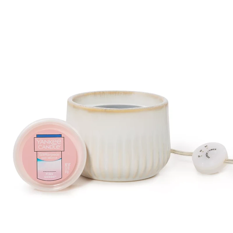 Ridged Ceramic Scenterpiece® MeltCup Warmer