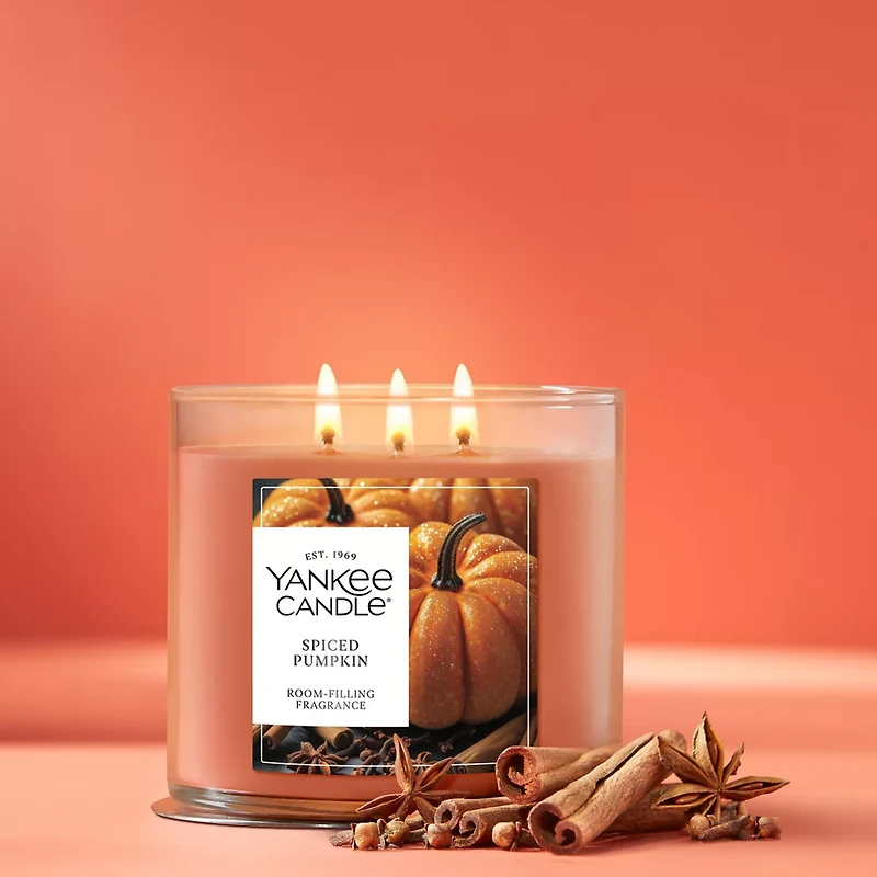 Spiced Pumpkin 3-Wick Candle