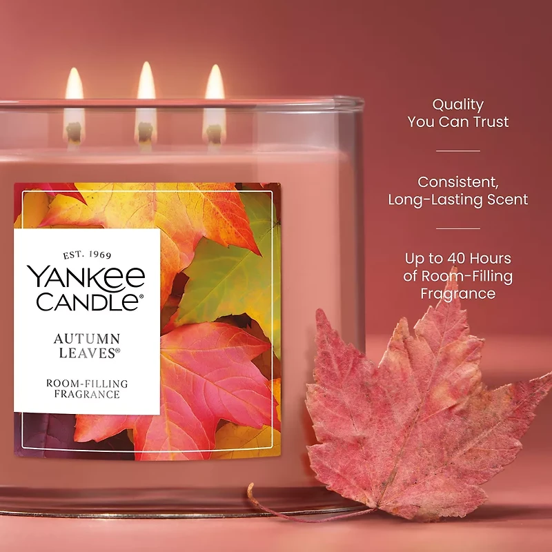 Autumn Leaves® 3-Wick Candle