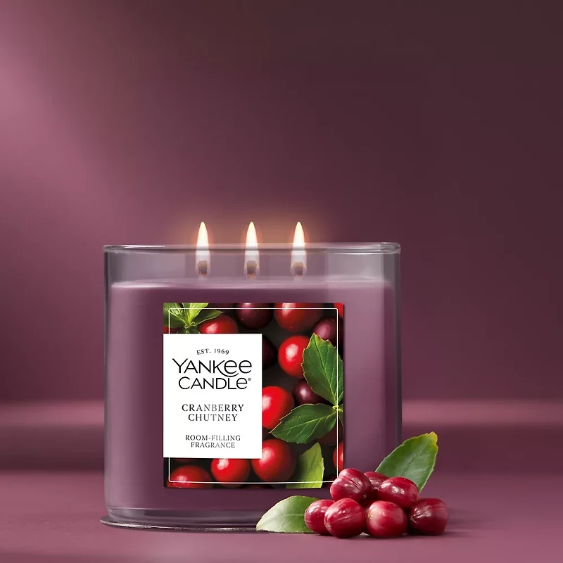 Cranberry Chutney 3-Wick Candle