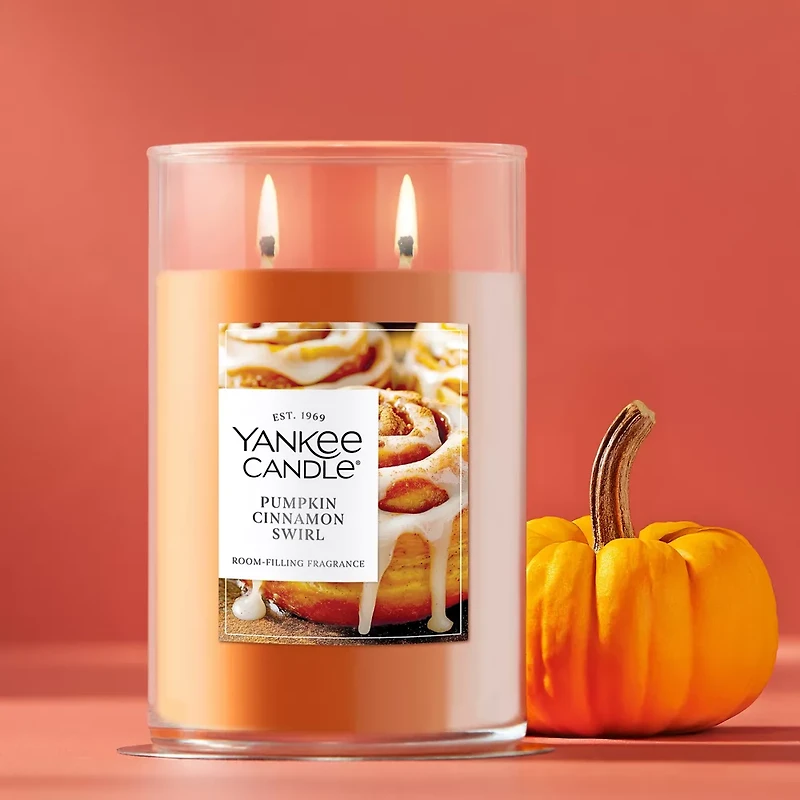 Pumpkin Cinnamon Swirl Large Tumbler Candle