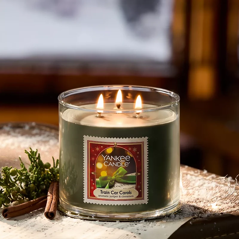 Train Car Carols 3-Wick Candle