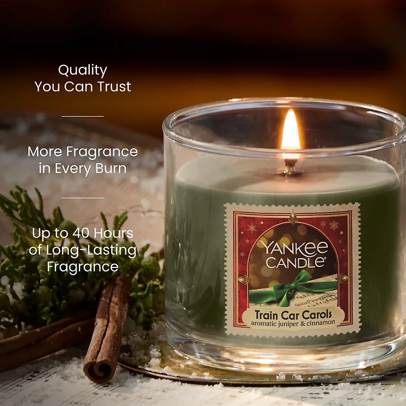 Train Car Carols Small Tumbler Candle