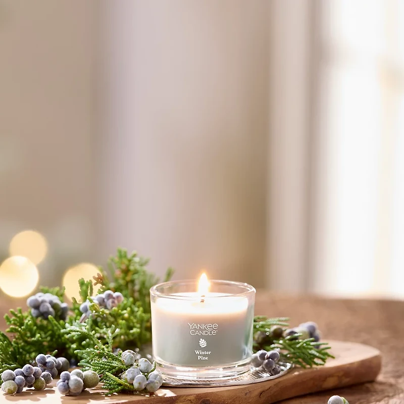 Winter Pine Mini Candle