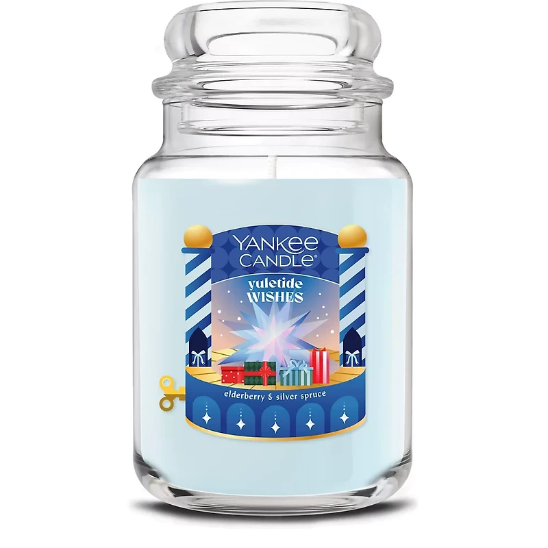 Yuletide Wishes Original Large Jar Candle