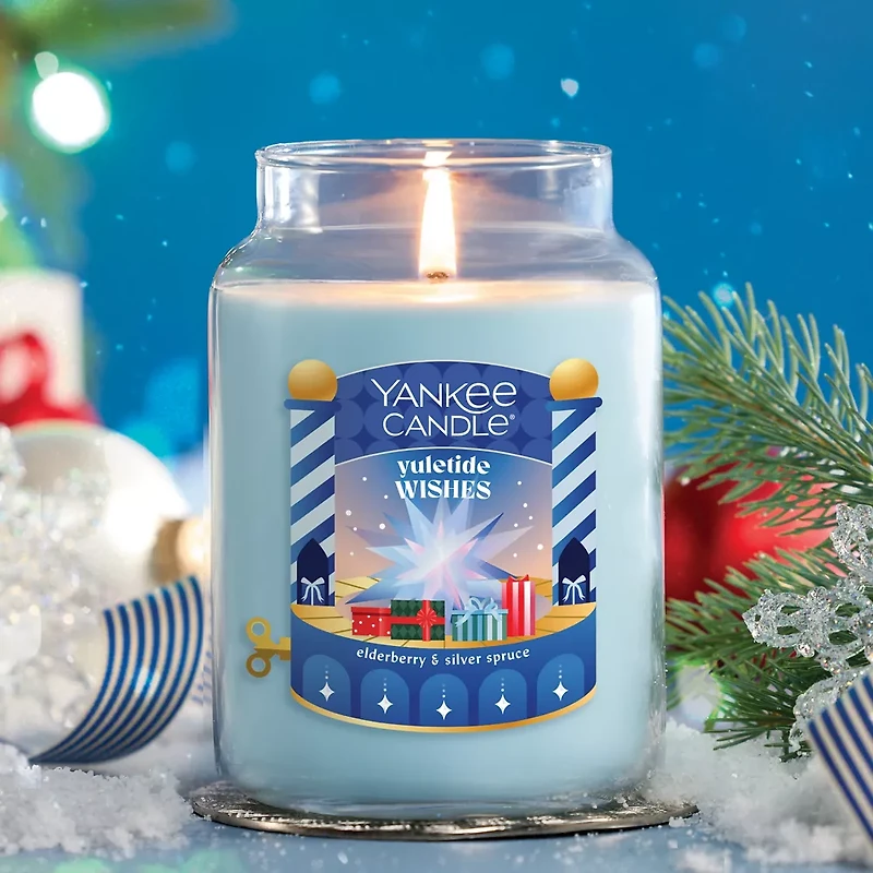 Yuletide Wishes Original Large Jar Candle