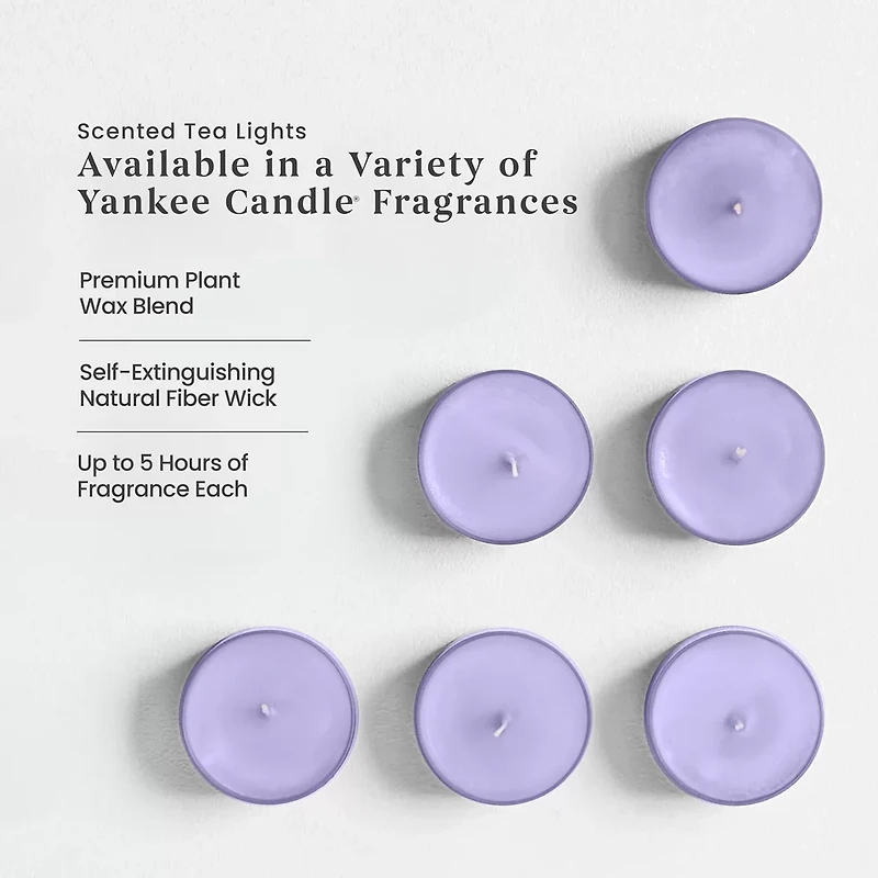 Lilac Blossoms Scented Tea Light Candles