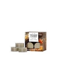 Amber & Sandalwood Scented Tea Light Candles