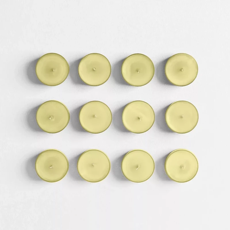 Sicilian Lemon Scented Tea Light Candles