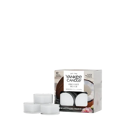 Coconut Beach Scented Tea Light Candles