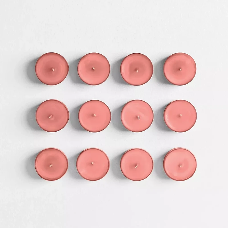 White Strawberry Bellini Scented Tea Light Candles